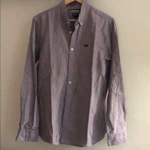 Men’s RVCA slim fit button down (L)